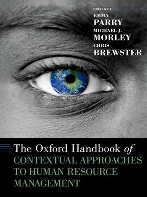 cover image of The Oxford Handbook of Contextual Approaches to Human Resource Management